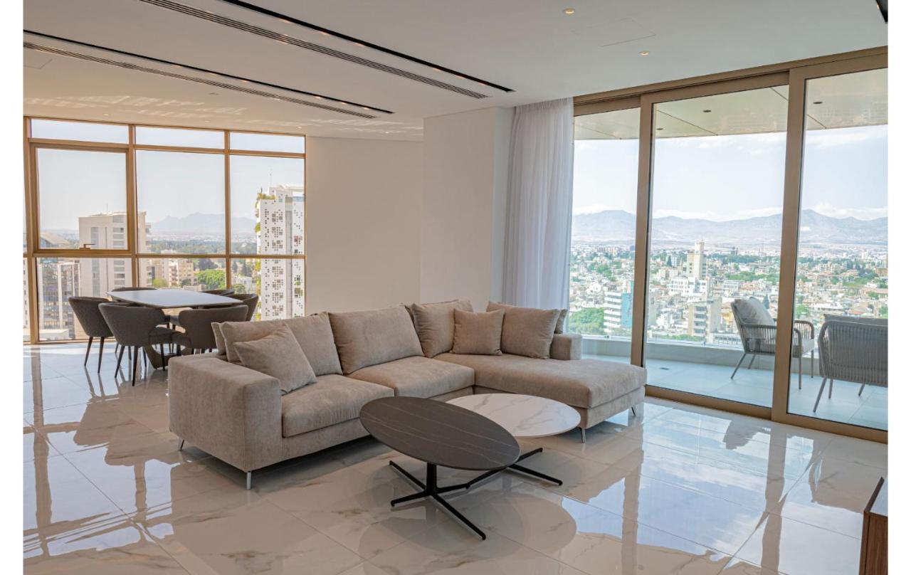 360 Nicosia - Luxury Apartment Panoramic View 外观 照片