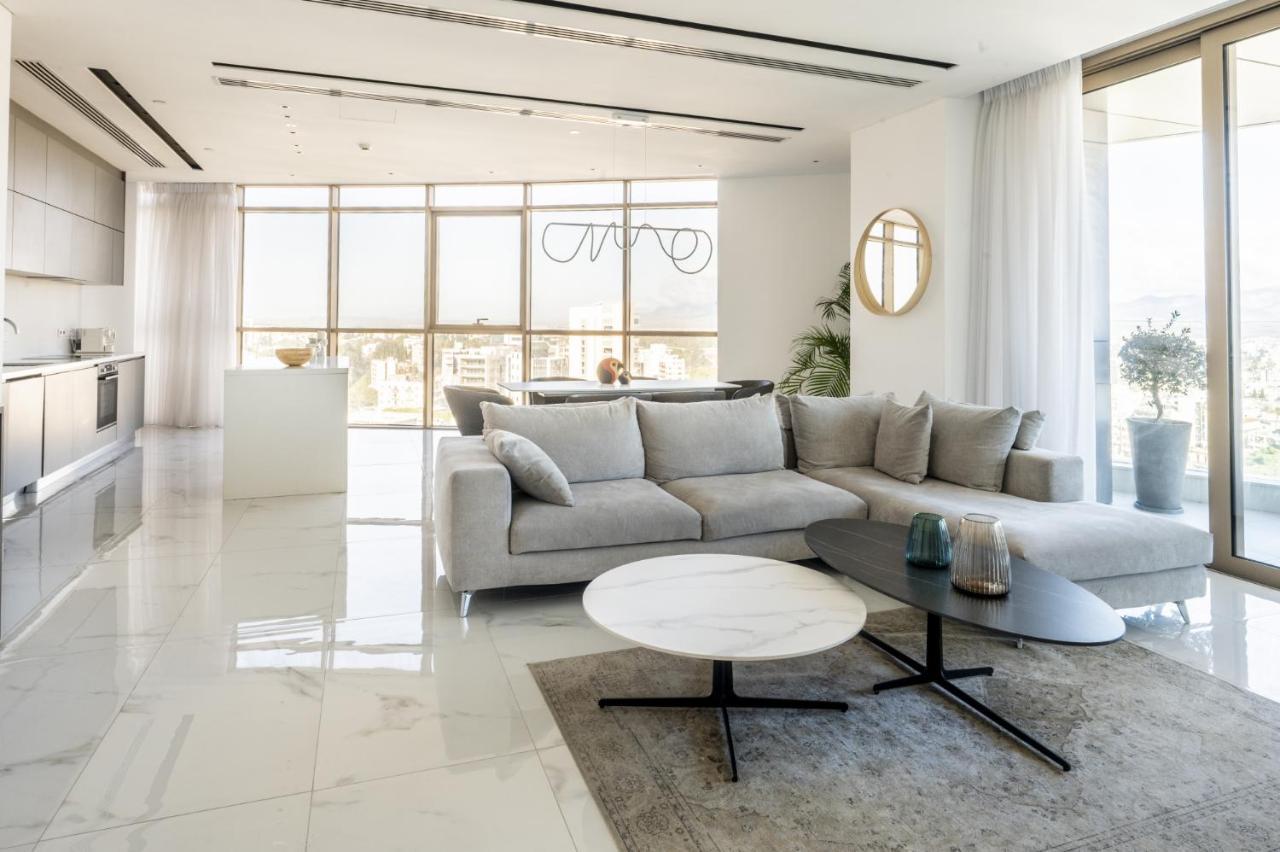360 Nicosia - Luxury Apartment Panoramic View 外观 照片
